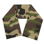 Army Green Camouflage Print Scarf