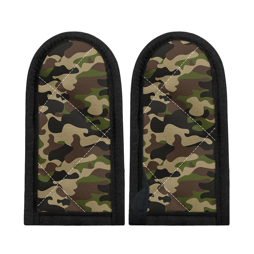Army Green Camouflage Print Skillet Handle Cover