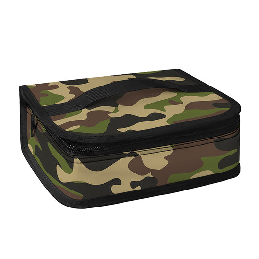 Army Green Camouflage Print Small Lunch Bag
