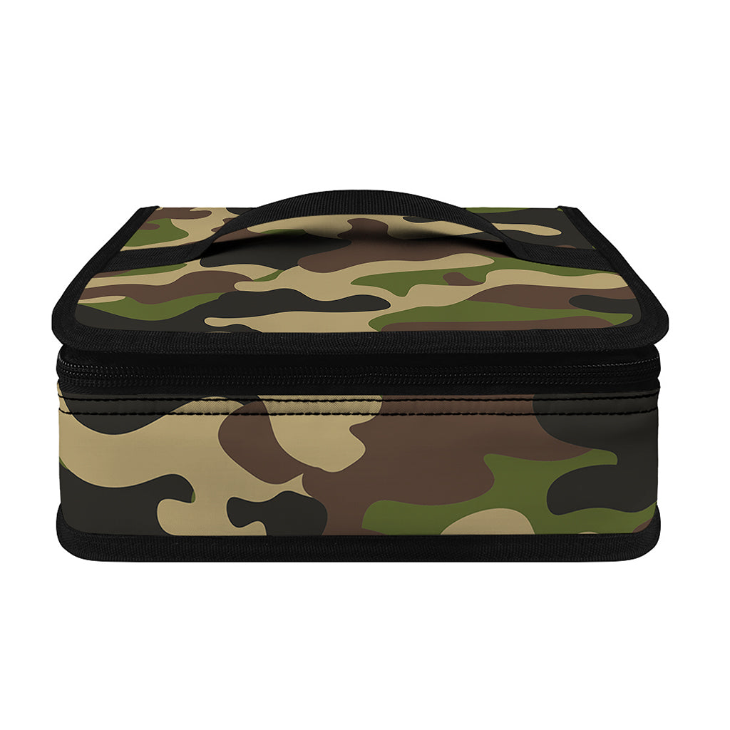 Army Green Camouflage Print Small Lunch Bag