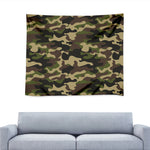 Army Green Camouflage Print Tapestry