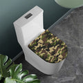 Army Green Camouflage Print Toilet Lid Cover