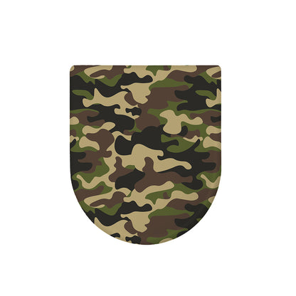 Army Green Camouflage Print Toilet Lid Cover