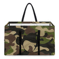 Army Green Camouflage Print Utility Tote Bag