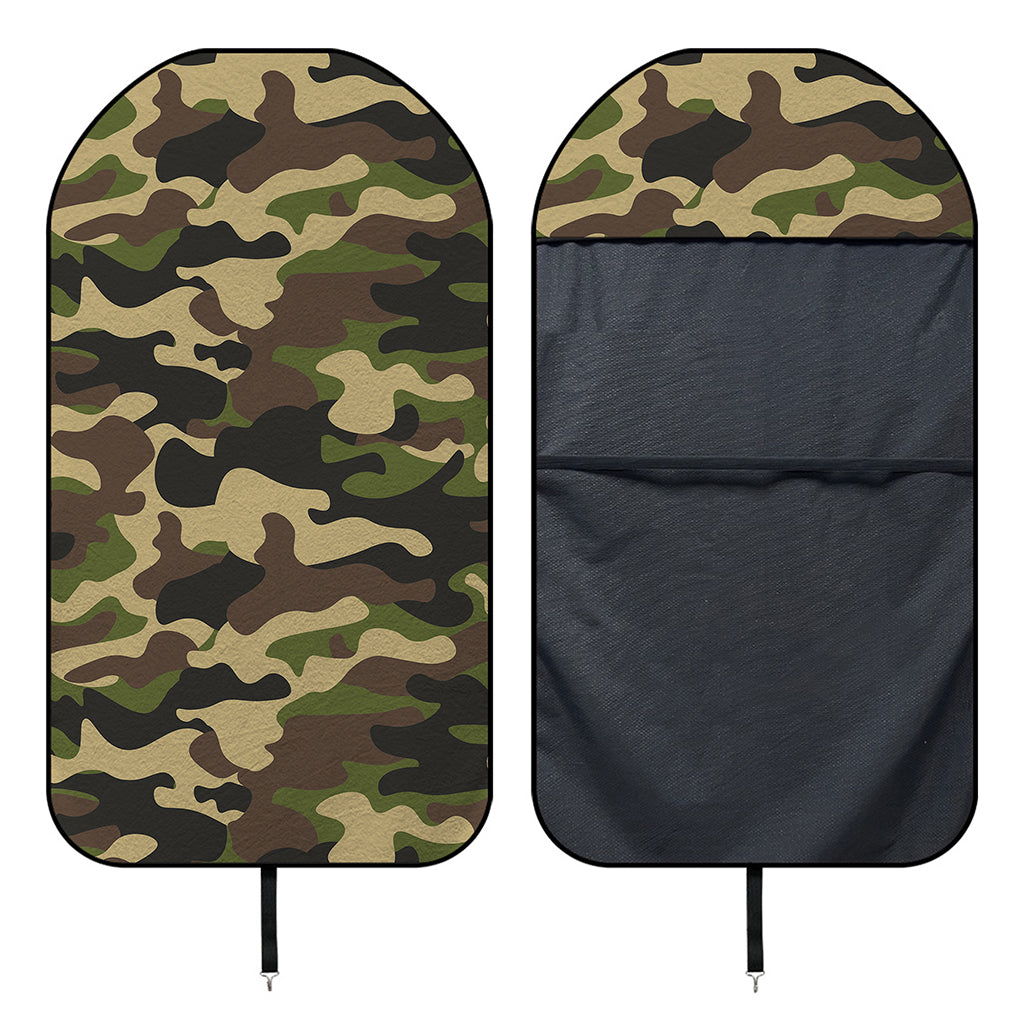 Army Green Camouflage Print Waterproof Car Seat Cover