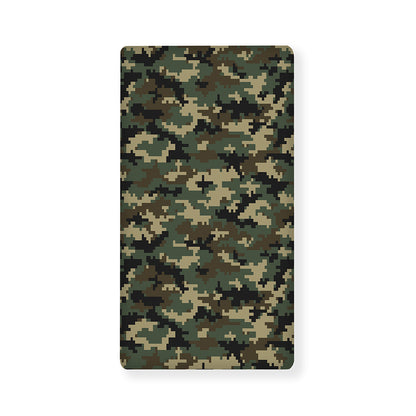 Army Green Digital Camo Pattern Print Baby Crib Sheet