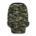 Army Green Digital Camo Pattern Print Baby Seat Cover
