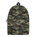 Army Green Digital Camo Pattern Print School Backpack