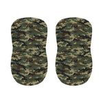 Army Green Digital Camo Pattern Print Bar Stool Covers
