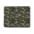 Army Green Digital Camo Pattern Print Bifold Wallet