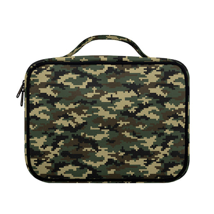 Army Green Digital Camo Pattern Print Briefcase Bible Bag