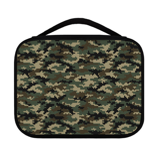 Army Green Digital Camo Pattern Print Classic Bible Case
