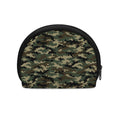 Army Green Digital Camo Pattern Print Coin Purse