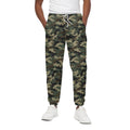 Army Green Digital Camo Pattern Print Cotton Sweatpants