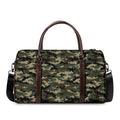 Army Green Digital Camo Pattern Print Duffel Bag