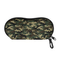 Army Green Digital Camo Pattern Print Glasses Case