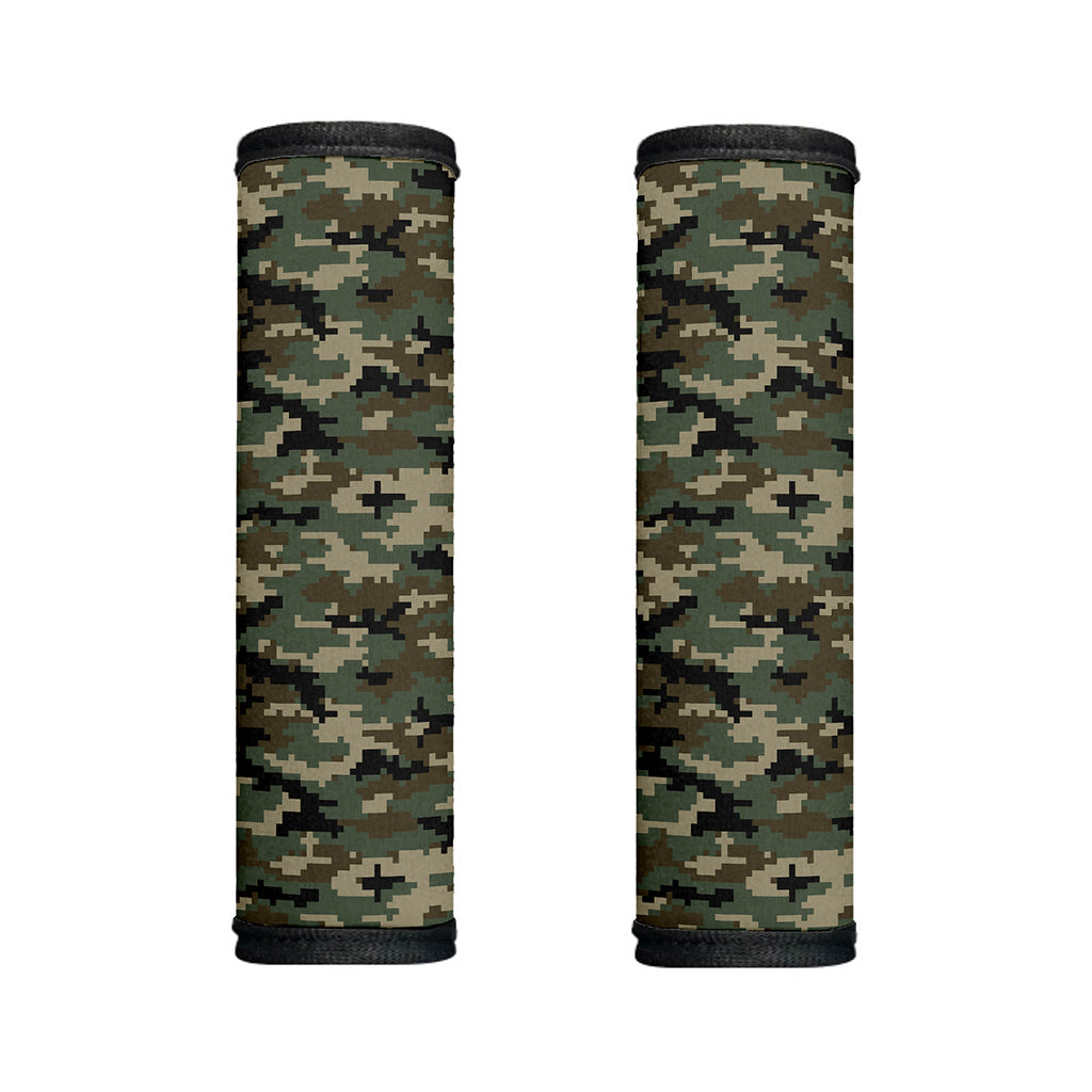 Army Green Digital Camo Pattern Print Handle Covers