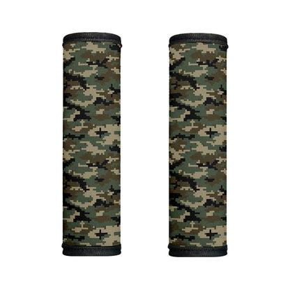 Army Green Digital Camo Pattern Print Handle Covers