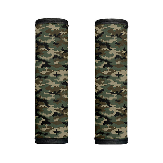 Army Green Digital Camo Pattern Print Handle Covers