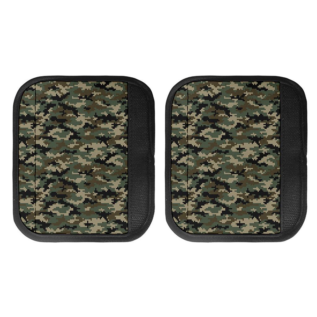 Army Green Digital Camo Pattern Print Handle Covers