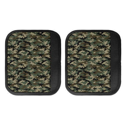 Army Green Digital Camo Pattern Print Handle Covers
