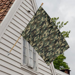 Army Green Digital Camo Pattern Print House Flag