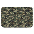 Army Green Digital Camo Pattern Print Indoor Door Mat