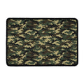 Army Green Digital Camo Pattern Print Kitchen Mat