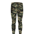 Army Green Digital Camo Pattern Print Men's Leggings