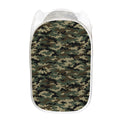 Army Green Digital Camo Pattern Print Mesh Laundry Hamper