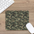 Army Green Digital Camo Pattern Print Mouse Pad