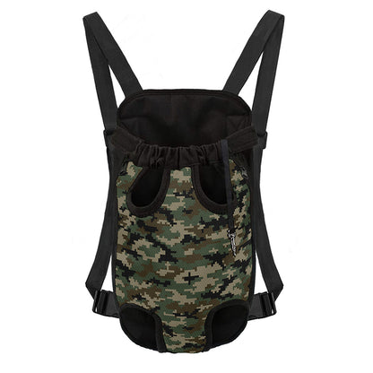 Army Green Digital Camo Pattern Print Pet Carrier Backpack