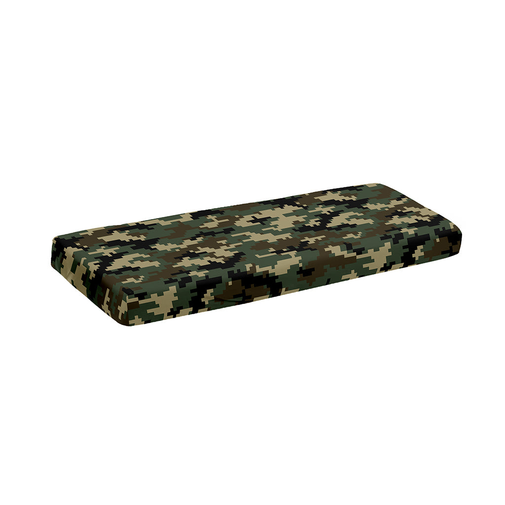 Army Green Digital Camo Pattern Print Piano Keyboard Cover