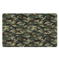 Army Green Digital Camo Pattern Print Polyester Doormat