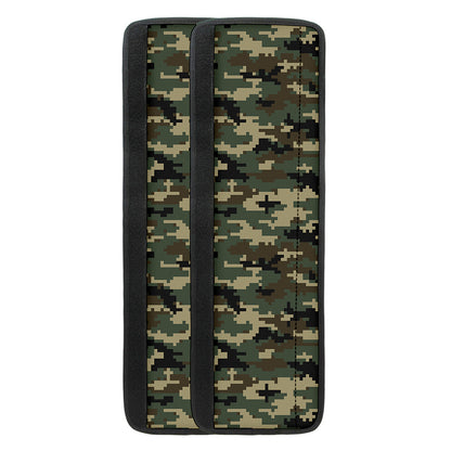 Army Green Digital Camo Pattern Print Refrigerator Handle Covers