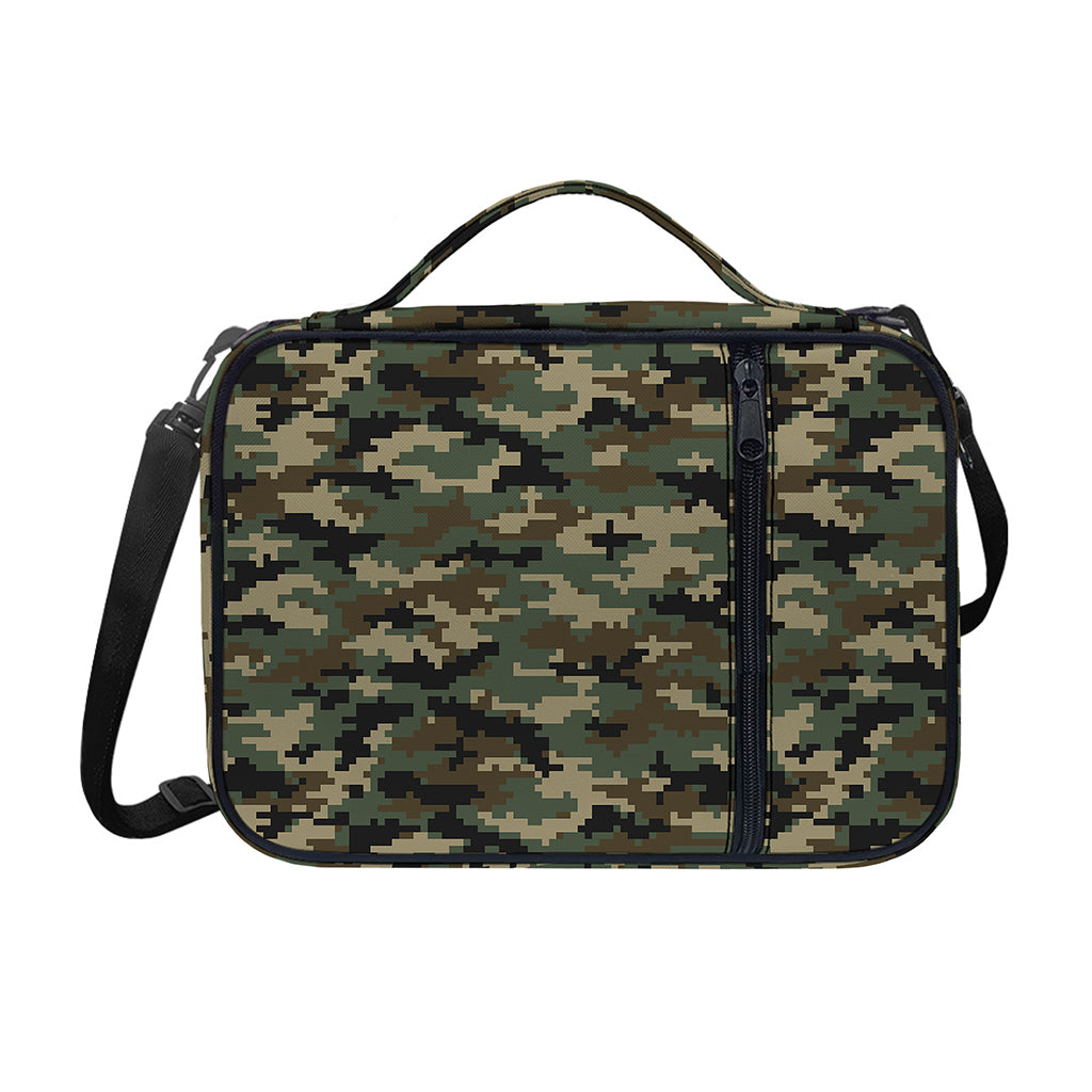 Army Green Digital Camo Pattern Print Shoulder Strap Bible Bag