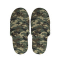 Army Green Digital Camo Pattern Print Slippers