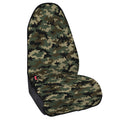 Army Green Digital Camo Pattern Print Waterproof Car Seat Cover