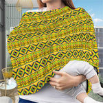 Asante Kente Pattern Print Baby Seat Cover