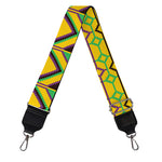 Asante Kente Pattern Print Bag Strap