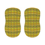Asante Kente Pattern Print Bar Stool Covers