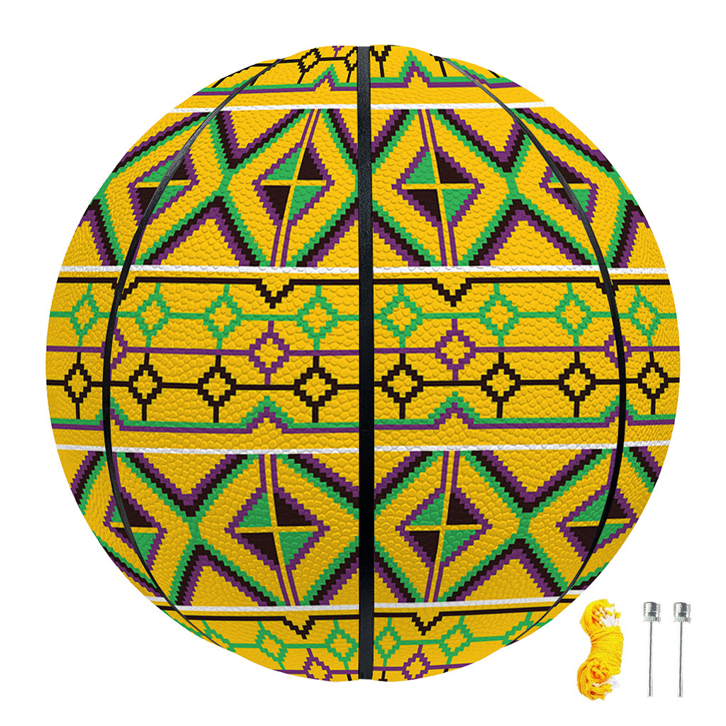 Asante Kente Pattern Print Basketball