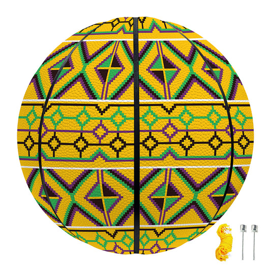 Asante Kente Pattern Print Basketball