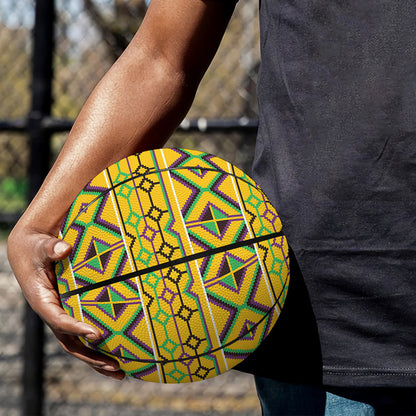 Asante Kente Pattern Print Basketball