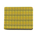 Asante Kente Pattern Print Bifold Wallet