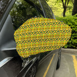 Asante Kente Pattern Print Car Side Mirror Covers