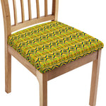 Asante Kente Pattern Print Chair Cushion Cover