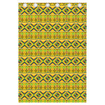 Asante Kente Pattern Print Curtain