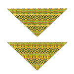 Asante Kente Pattern Print Dog Bandana
