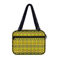Asante Kente Pattern Print Double Strap Bible Bag